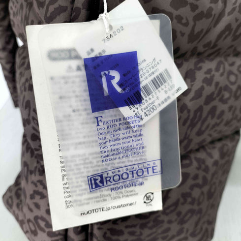 ルートート ROOTOTE レオパード 中綿 トート メンズ ONE SIZE